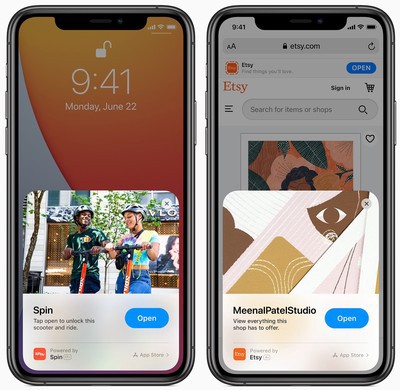 App Clips Feature WWDC 2020